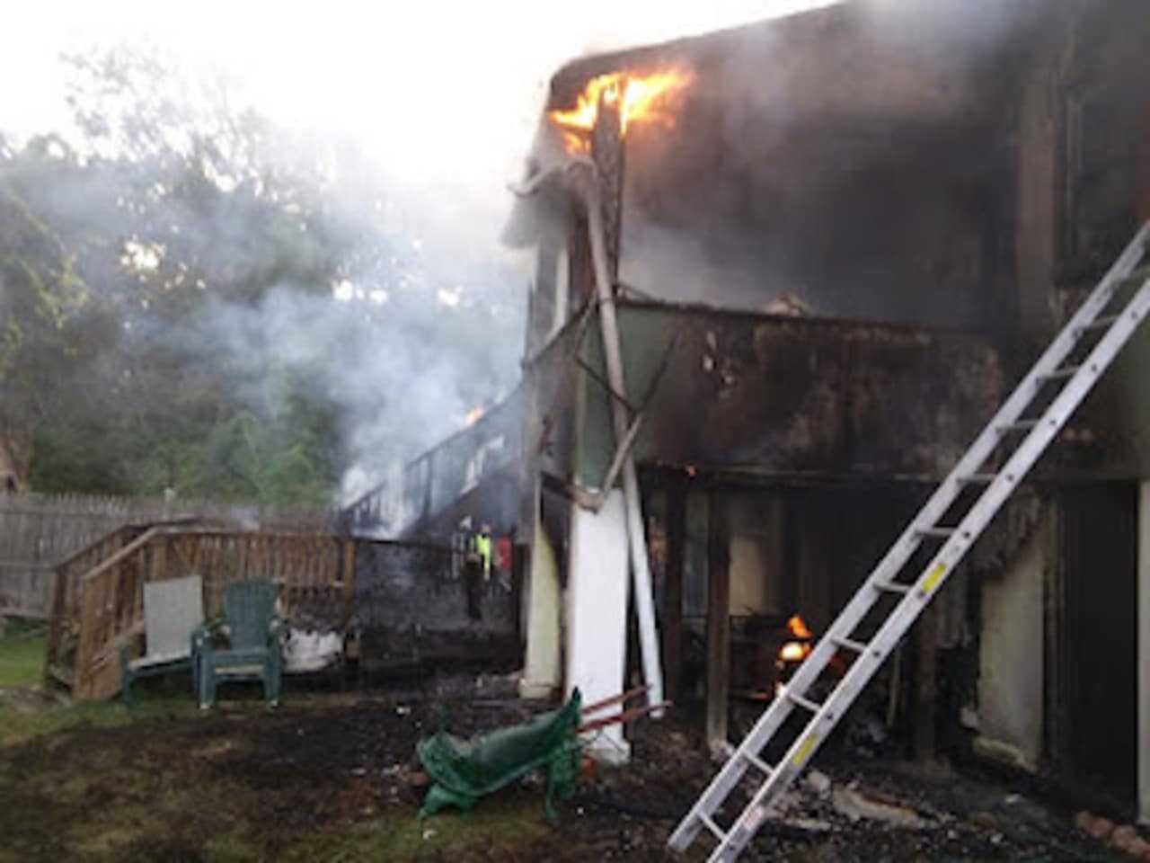 A Town of Poughkeepsie home was severely damaged during a fire.