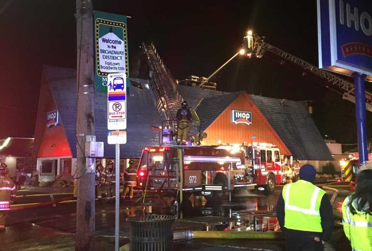 At the scene.