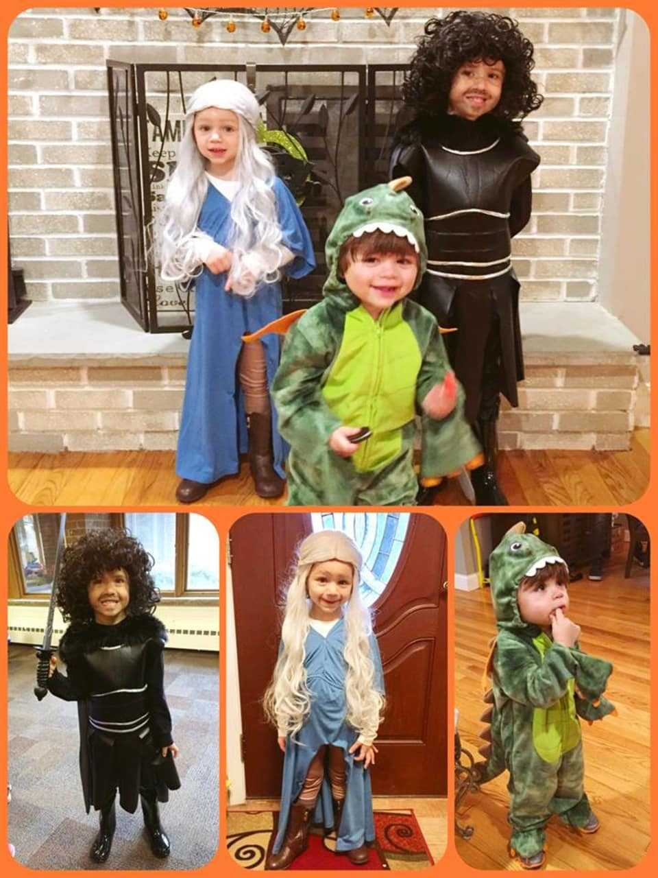 Game of Thrones: Jon Snow, Daenerys and her dragon.
