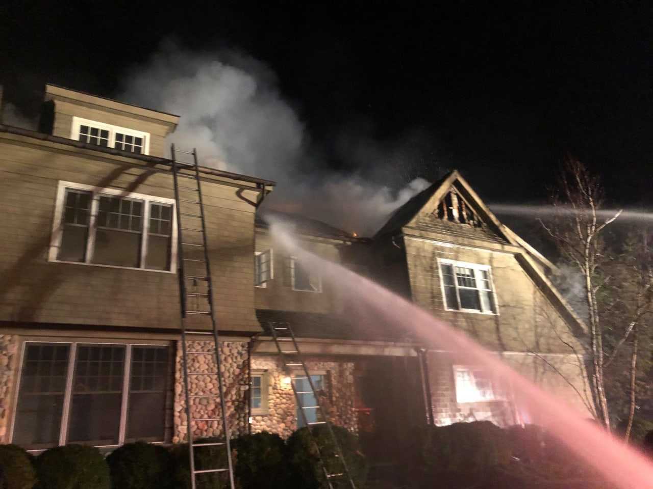 A $2 million Weston home was damaged by fire.