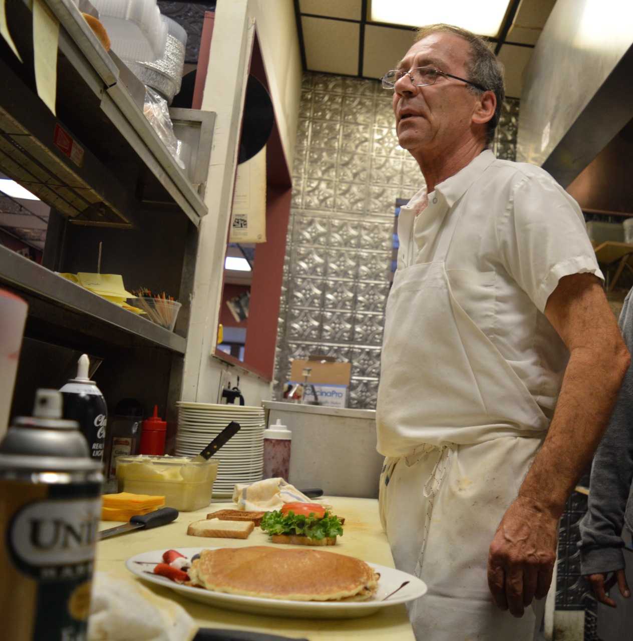 Marvin has been working at Benny's Luncheonette in Fair Lawn for more than three decades.
