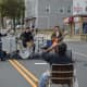 Musicians set up to Celebrate Shelton along Howe Avenue on Sunday, along with vendors, food trucks, local shops and much more joining the celebration.