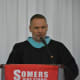 Somers High School Principal Mark Bayer speaks at the school's 2016 commencement.
