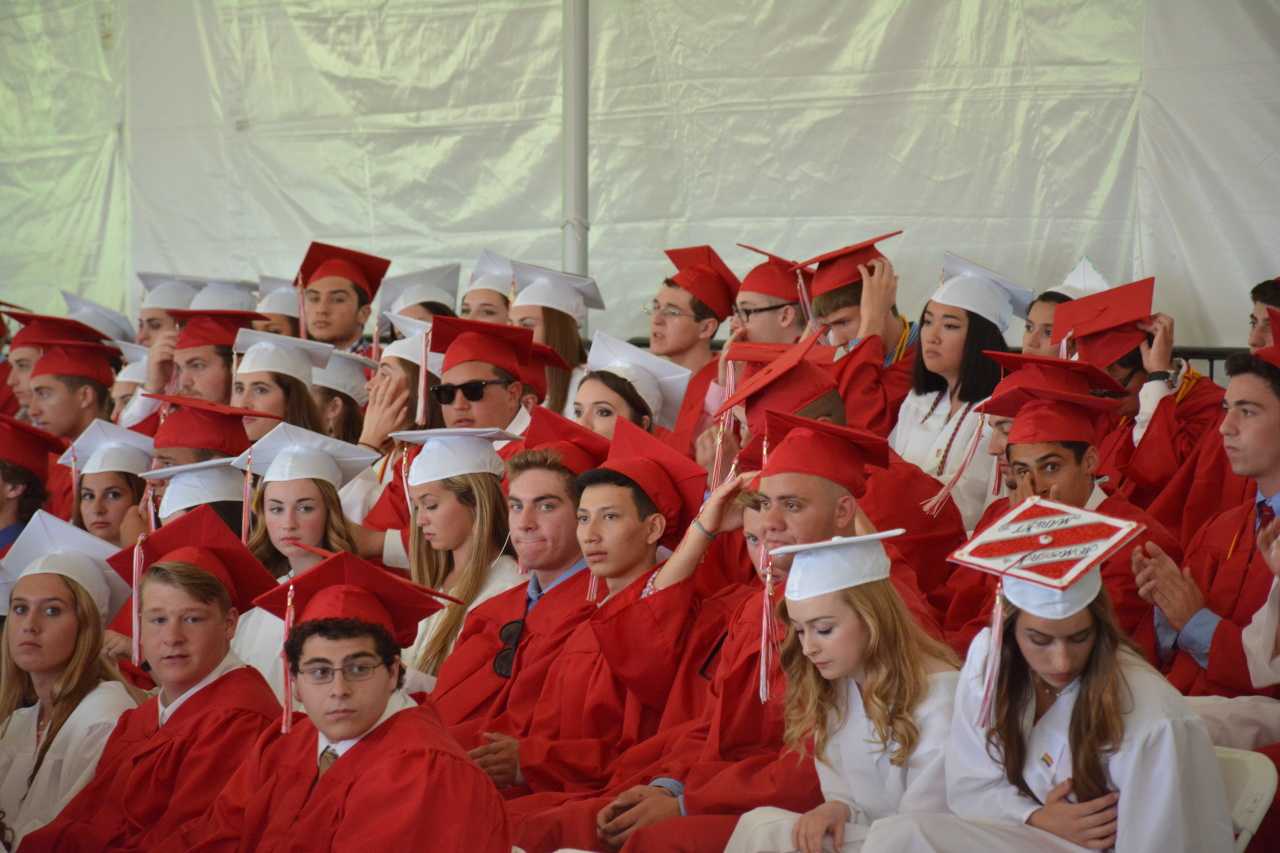 Somers High School's newly minted graduates attend the 2016 commencement.