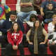 Fans and family watch the action at the Section 1 Duals. 