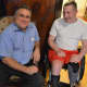 Doug DiPaola of Homes for Veterans, left, and Kyle Chappell.