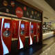 Guests can have almost any drink from the soda machines at the theater.