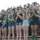 Yorktown fans cheer their team Thursday at White Plains High School.