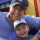 Dave Oliver, founder of Trivia A.D., and his son Joshua.