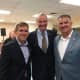 Elmwood Park Councilman Joseph Dombrowski, far right, is pictured with Councilman Daniel Golabek, left, and Phil Murphy, candidate for New Jersey Governor.