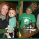 Folks of all ages enjoy Thatcher's daylong St. Patrick's Day celebration, as these folks did in 2013.  The pub has separate dining and bar areas.