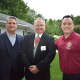 General Agent and council member Jon Starr, State Deputy Steve Bacon and Past Grand Knight George Ribellino, Jr. (2013-2016)
