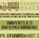 Announcement for the opening of Glen Rock's first Farmers' Market.