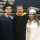 Briarcliff High School held its graduation ceremonies on Friday at Pace University. From left to right are: from left to right: Itai Rubin, Daniel Murphy and Hannah Gelfand.