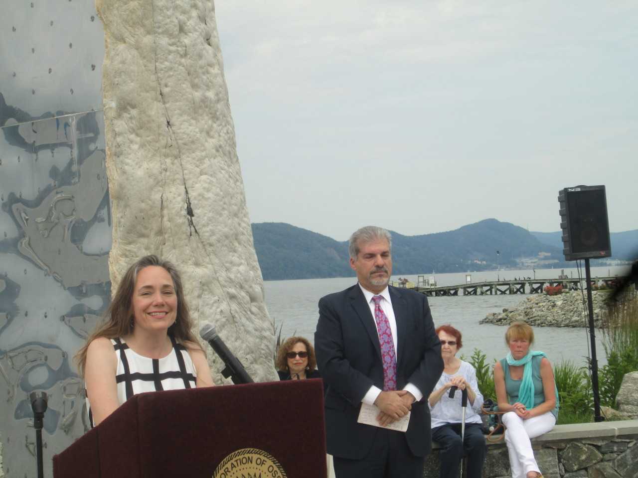 Victoria Gearity said this was a new day for the Village of Ossining.