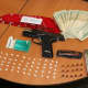 Norwalk Police said they found a 9mm handgun and 59 bags of crack on Jonas Labaze