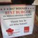 Squires won Best Burger in Westchester from Daily Voice readers.