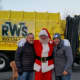 Santa joins the guys from RWS for a Toys for Tots event in Trumbull last weekend.