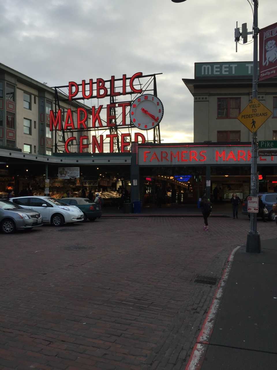 The popular Public Market Center in Seattle.