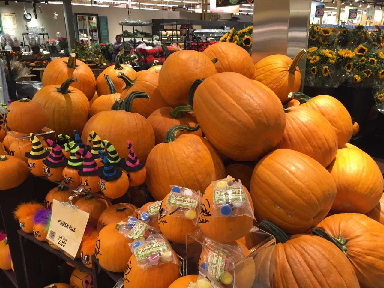 Celebrating (and selling) fall at Wegmans in Montvale.