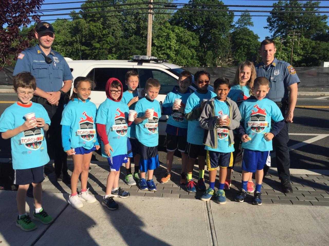 Norwood police, youngsters.