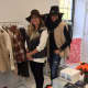 Bedford resident Julie Root, left, in her store, STILE, in Armonk. On the right is client Alyssa Bickel.