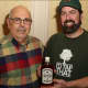 Norwalk native and Chief Maple Maven Dave Ackert, right, of Maple Craft Foods, with his dad, Paul.