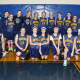 Marabito and the Norwood Middle School Girls Basketball Team.