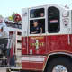 Saddle Brook Fire Department Engine 1 rode in the parade