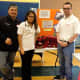 Saddle Brook EMS members visited the high school during the students' recent career and college fair.