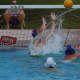 Water polo is often played at the Waveny Park pool in New Canaan.