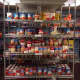 The pantry needs several different types of canned goods.