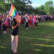 Hundreds attend an Interfaith Vigil in Norwalk Thursday in memory of the 49 people murdered at the gay nightclub Pulse in Orlando over the weekend.