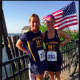 Run for the Rock 5k race in Bridgeport, June 12. From left, Laura McKail and Christy Pappas. The women are a member of the Run 169 Towns Society, whose mission is for its members to run a race in all 169 towns in the state of Connecticut.