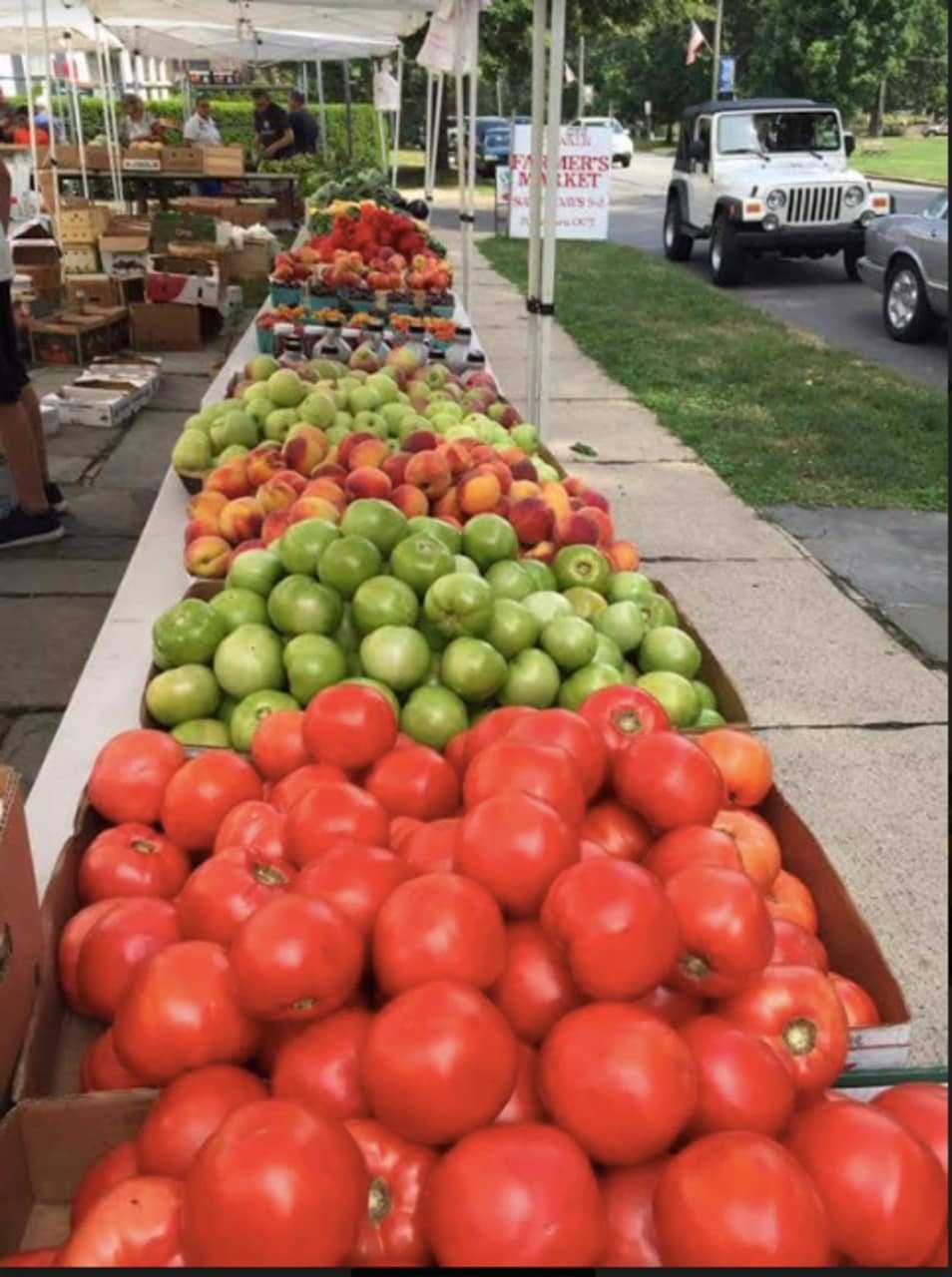 Produce at the Farmer's Market at the Frist Congregational Church of Norwalk