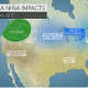 La Niña's expected impacts to the U.S. throughout the winter.