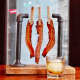 Bacon is the star at Killer B in Norwalk, where you can order a clothesline of three- to 10-pieces of candied goodness.