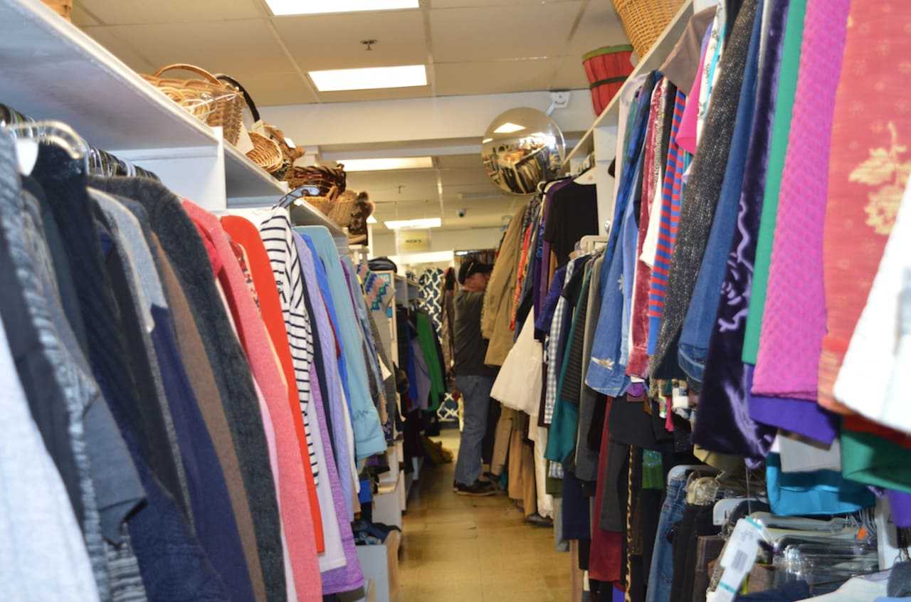 Clothing at the Turnover Shop in Wilton