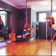 A pole dancing class at the Norwalk studio