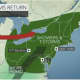 A look at the stormy pattern the Hudson Valley will see later in the week.