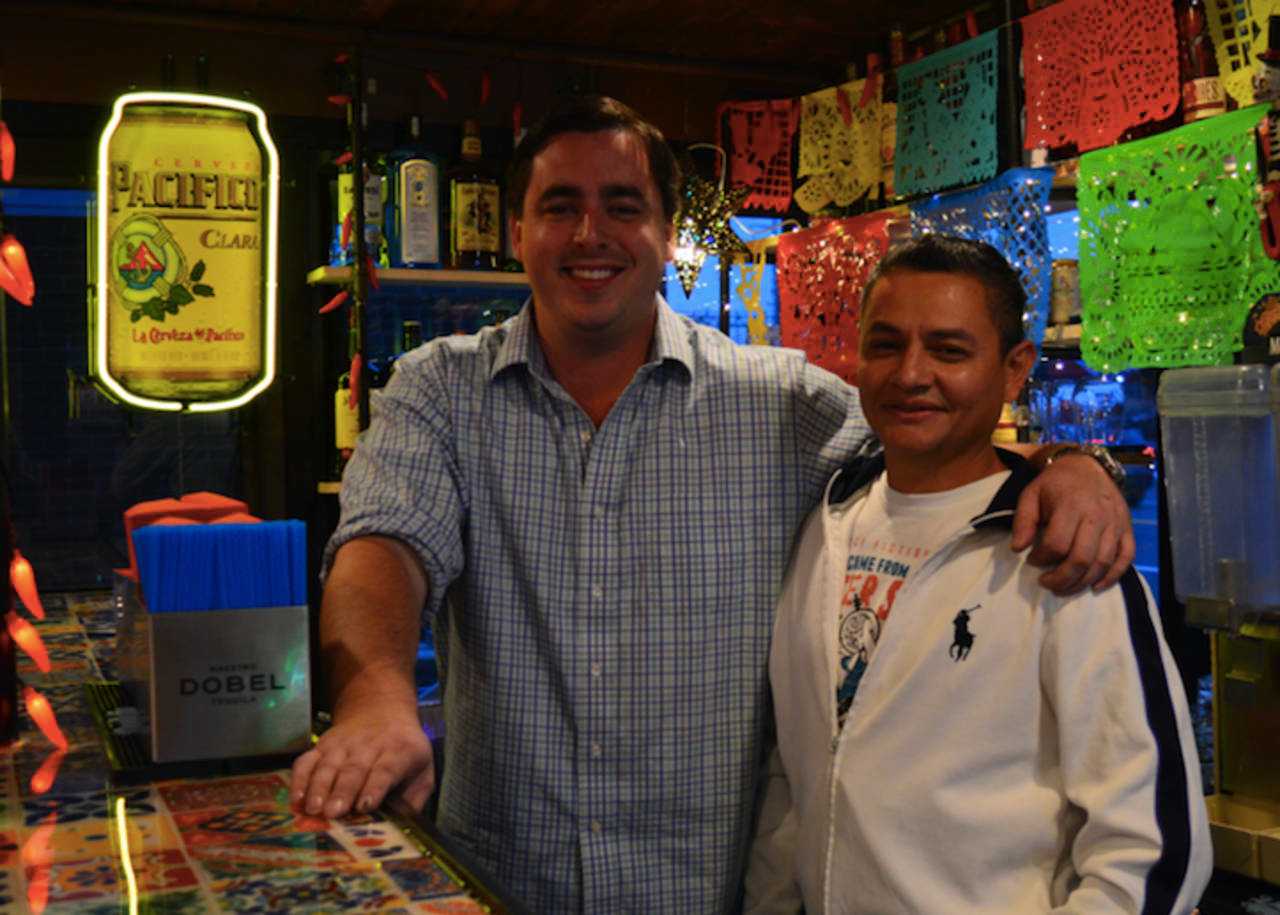 Business partners Ryan Gillespie and Nicho Guevara look forward to opening Tequila Revolucion in Fairfield this week.