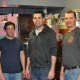Adam Letize, Shane Nunes and John Commander, head brewers at the newly opened Iron Brewing Co. in South Norwalk.