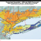 A look at the latest snowfall projections, released Tuesday morning by the National Weather Service.