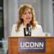 University of Connecticut President Susan Herbst announced last month that she will step down next year after eight years. Herbst's university -- UConn -- is ranked as one of the world's best universities and 75th best nationwide.