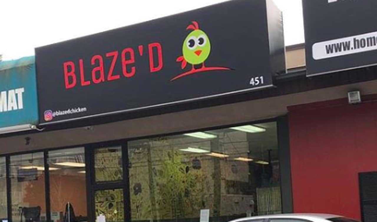 The restaurant is located on Passaic Street.