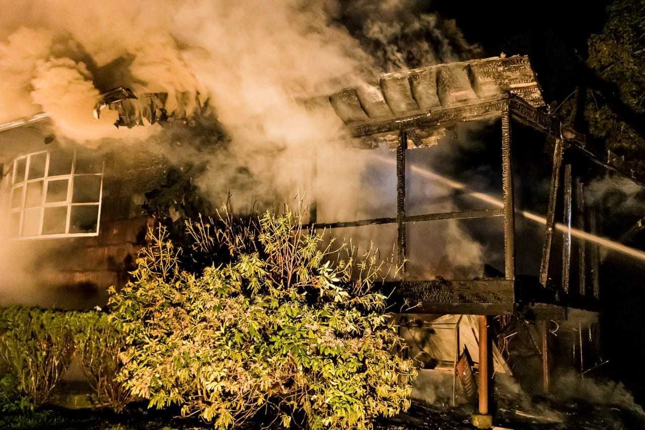 A house fire broke out on Secor Road in Mahopac.