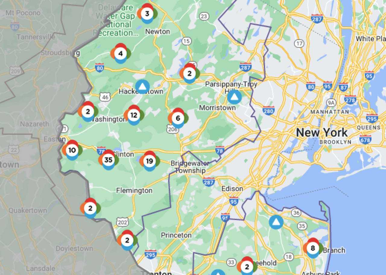 Hundreds Without Power Across New Jersey