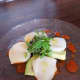 Scallop Crudo is one of the many fresh seafood dishes at the new Seafood Grill in Armonk.