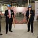 Michael D. Israel, president/CEO of Westchester Medical Center Health Network and Dr. Mary P. Leahy, CEO of Bon Secours Charity Health System, smashed a ceremonial wall to kick off construction of new orthopedic and bariatric units.