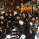 The Passaic County Pipes and Drums Band joined the festivities at Thatcher's in 2013.